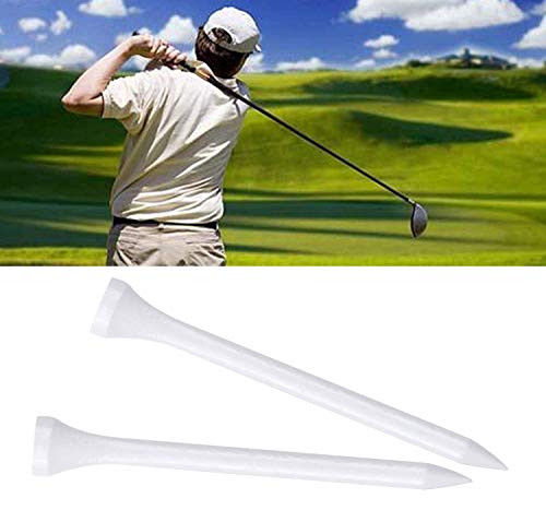 Wooden Golf Tees - 2-3/4 Inch White - 100 Count