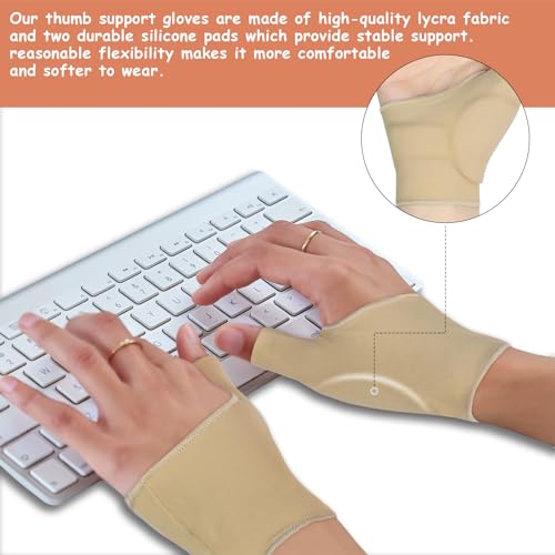 Jianlida Thumb Wrist Brace Compression Sleeve for Arthritis & Pain Relief