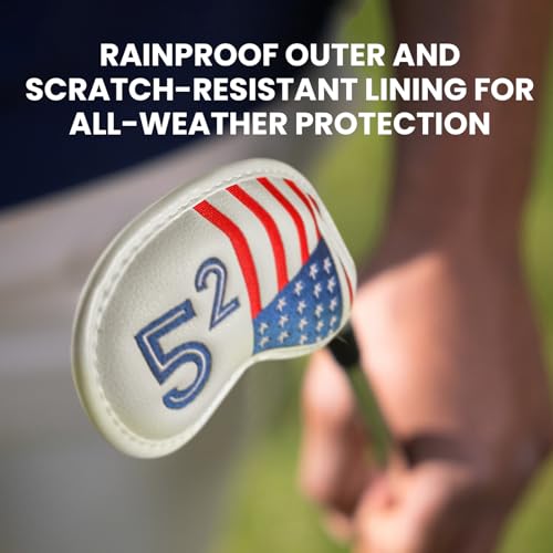 Wedge Golf Iron Head Covers - USA Flag 52° - 1 Pack