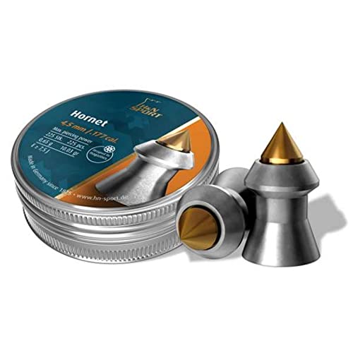 Hornet .177 Caliber Pointed Airgun Pellets - 225 Count