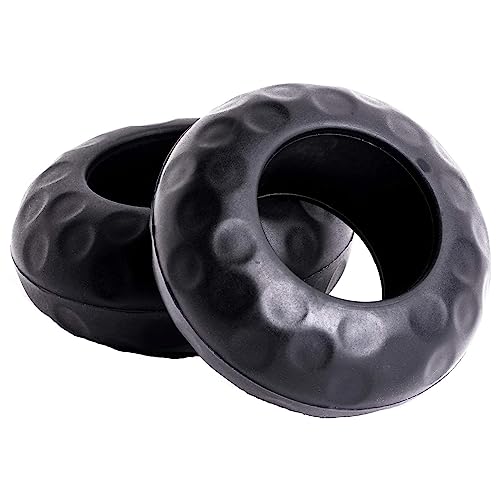 Bat Grip Choke Up Rings 2-Pack for Youth Baseball - Black