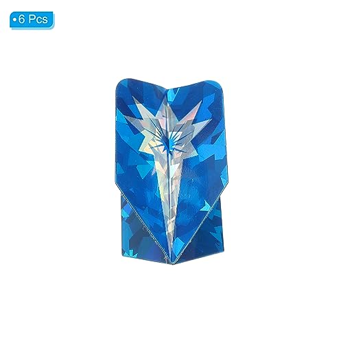 Slim Dart Flights - 6 Pack Unique Design Polyethylene Terephthalate