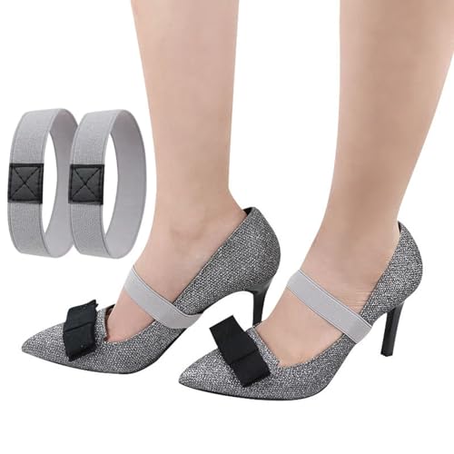 Anti-Slip Elastic Shoe Straps – 3 Pairs for High Heels and Flats