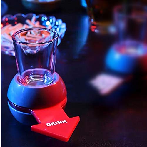 Spin the Shot Drinking Game - Fun Adult Party Game with Shot Glass