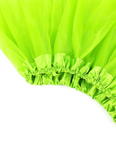 Century Star 4-Layer Neon Green Tutu Dress for Girls 3-8 Years Birthday Costume