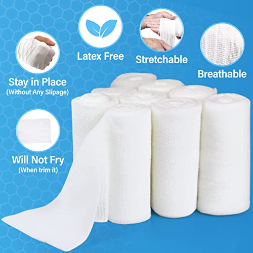 Premium Gauze Bandage Rolls 36-Pack Breathable Flexible Wound Cover 3x4.1 Yards