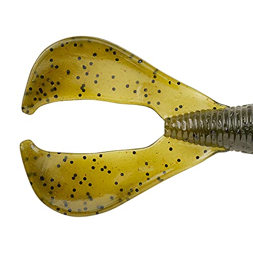 PowerBait The Boss Grub Fishing Lure - 3 Inch Green Pumpkin