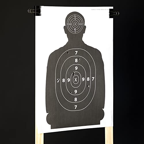 Shooting Targets for Shooting Range - 50 Pack, 17x25" Pistol Targets
