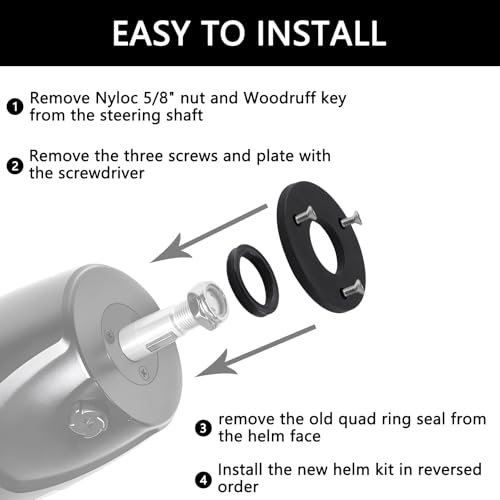 Hydraulic Helm Seal Kit for Marine Steering Systems - HP6032