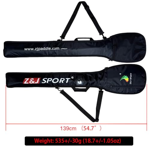 Yellow Outrigger Canoe Paddle Bag with Adjustable Shoulder Strap & Multi-Pockets