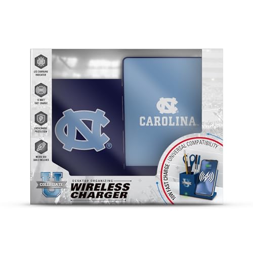Wireless Charging Desktop Organizer for NCAA Sports Fans