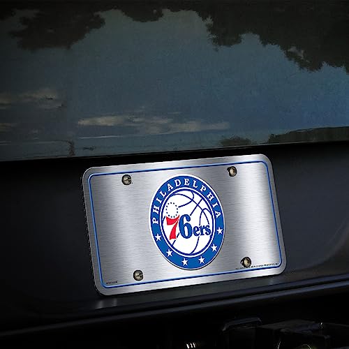 Philadelphia 76ers NBA Basketball Metal Auto Tag - 6" x 12"