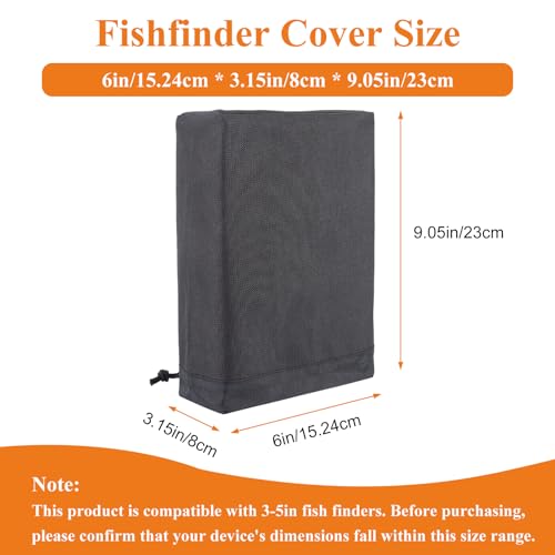Fish Finder Cover for 3-4 Inch Devices - Waterproof Oxford Fabric