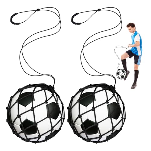 Soccer Kick Trainer 2PCS with Return Net - Football Practice Gear