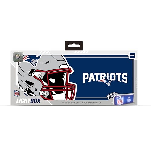NFL LED Ambience Light Box - New England Patriots Wall Decor