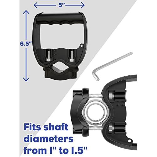 Garden Shovel Handle Attachment, Labor Saving Tool Grip for Back Saver, Work with Garden Shovels, Snow Shovels, Rakes, D Grip Ergonomic Handle Replacement, Black