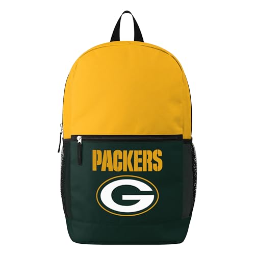 NFL Green Bay Packers Team Color Block Backpack - One Size