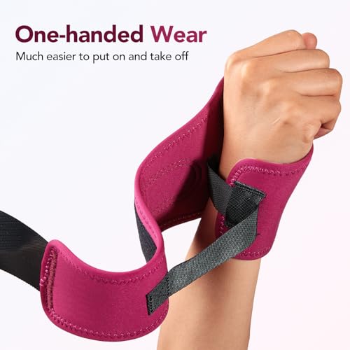 Fitomo Rose Right Carpal Tunnel Wrist Brace with Soft Thumb Opening