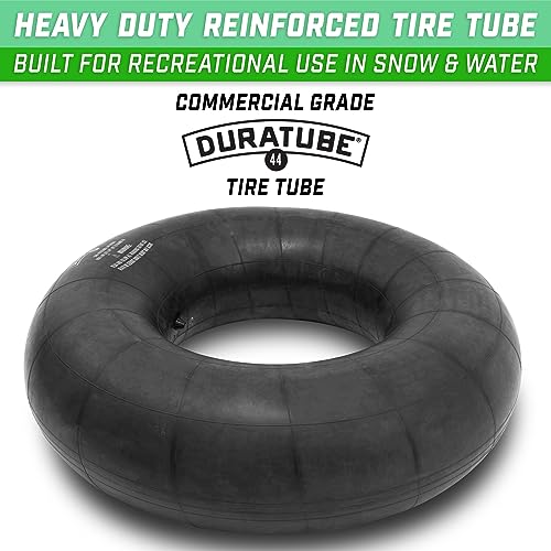 Heavy-Duty 44 Inch Tire Tube for Snow & Water Recreation - Black