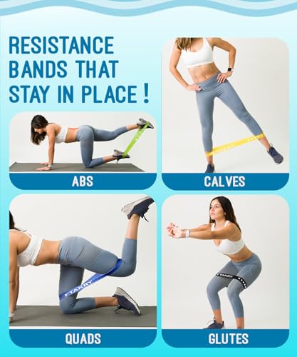 Natural Latex Resistance Bands Set - 5 Levels for Home Fitness - Assorted