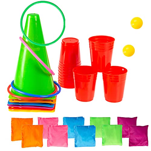Play Platoon 39-Piece Carnival Party Game Set for Kids & Outdoor Fun