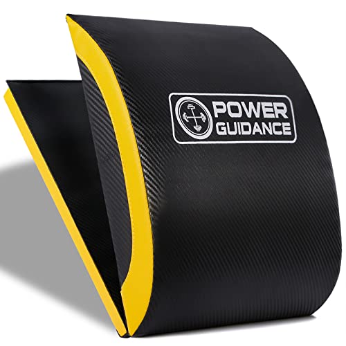 Ab Exercise Mat - Sit Up Pad for Core Workouts - Black 14.2" x 11.8"