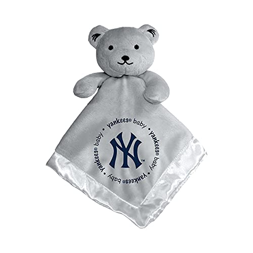 BabyFanatic MLB New York Yankees Security Bear - Plush & Satin Snuggle Buddy
