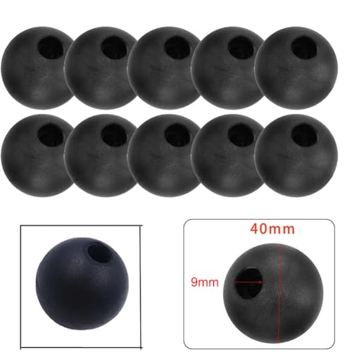 6 Pack Gym Pulley Cable Ball Stopper - Durable Nylon Replacement Parts