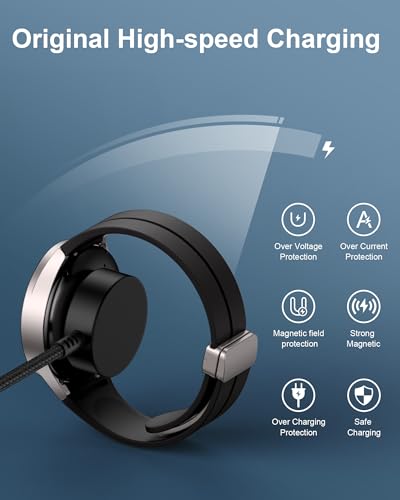 Samsung Galaxy Watch Ultra Charger Cable - Fast Charging Cord - Black