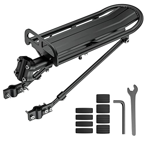 Adjustable Aluminum Alloy Bike Cargo Rack - Max Weight 55lb