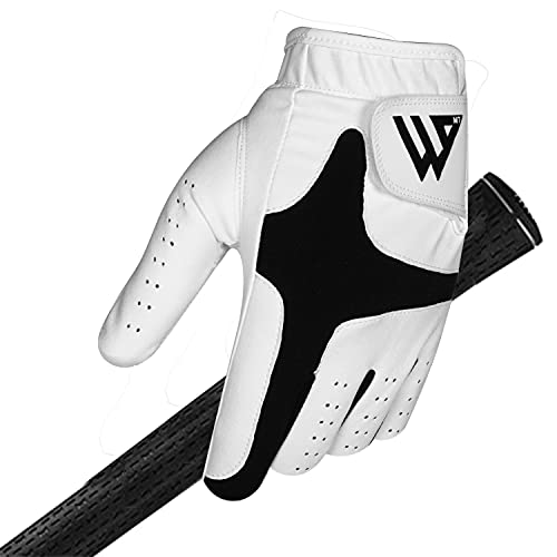 Men's Golf Gloves - Durable Japanese Synthetic, Left Hand - Small