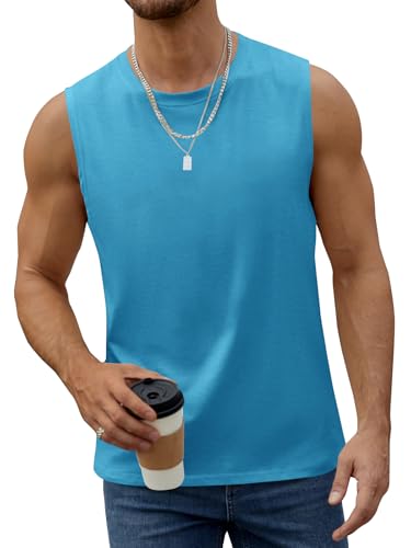 Men's Sleeveless Gym Tank Tops - Casual Workout Muscle Shirts