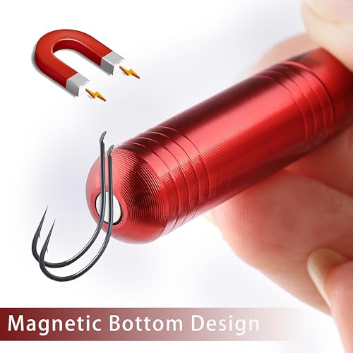 4-Piece Stainless Steel Fishing Hook Remover Set with Storage Tube