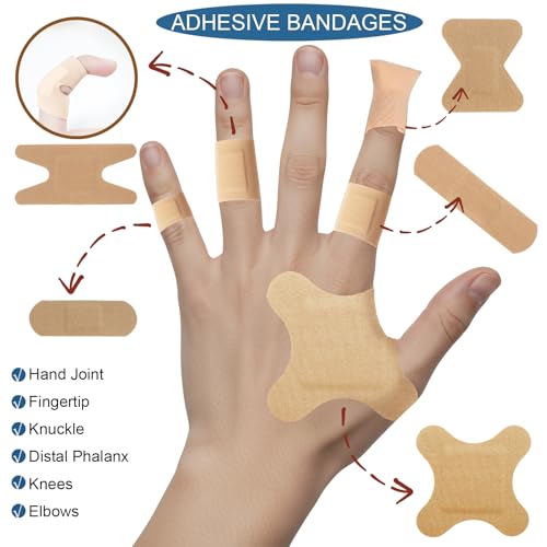 Cohortstar 120PCS Assorted Waterproof Bandages Skin First Aid Pack for Cuts & Scrapes
