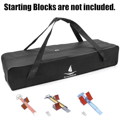 Supvision 37.4in Foldable Duffle Bag for Starting Blocks – Gym Bag Travel Locker