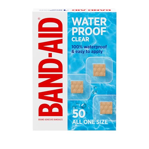 Clear Waterproof Spot Adhesive Bandages - 50 Count