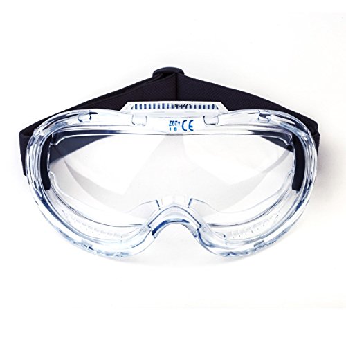 TR Industrial Wide-Vision Anti-Fog Safety Goggles ANSI Z87.1 Approved