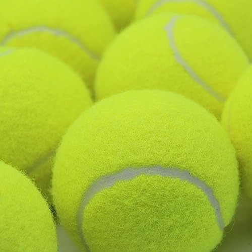 Swingers 20 Pack Tennis Balls - 2.58 inch Training & All‑Surface Balls (Yellow, 20 count)