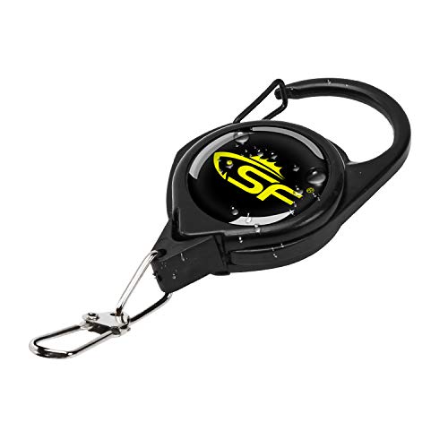 Fly Fishing Zinger Retractor - 3 Pack, Black
