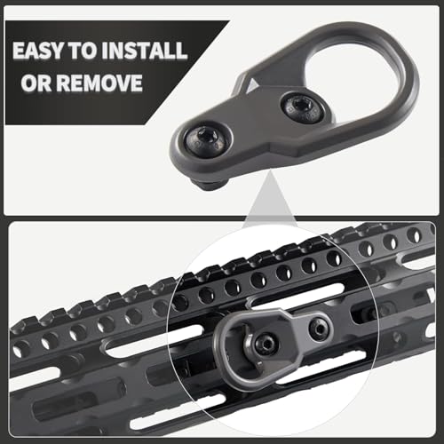Rifle Sling Mount for Two-Point & Traditional Slings