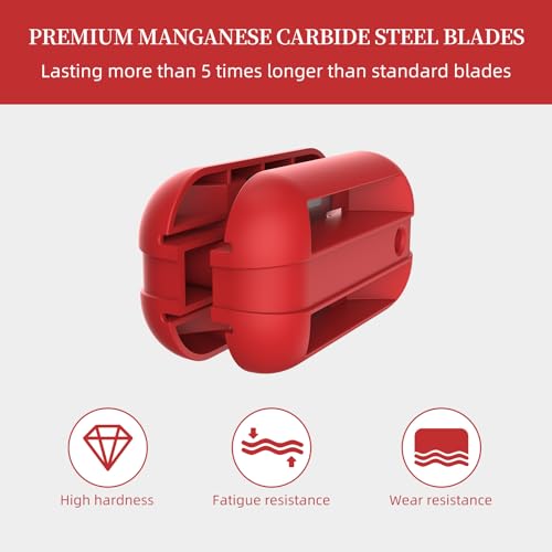 Edge Banding Trimmer, Edge Trimmer with Tungsten Carbide Blades for All Directions, 1-Pack