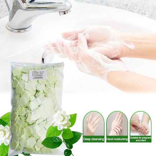 1000 Disposable Paper Soap Sheets - Portable Travel Hand Wash - Green