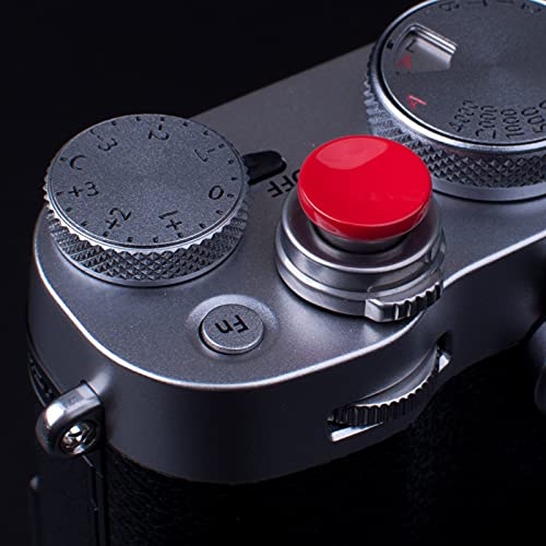 Red Metal Soft Shutter Release Button for Cameras