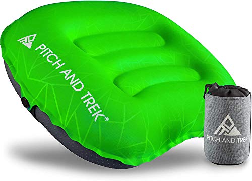 Ultralight Inflatable Camping Pillow for Neck & Lumbar Support