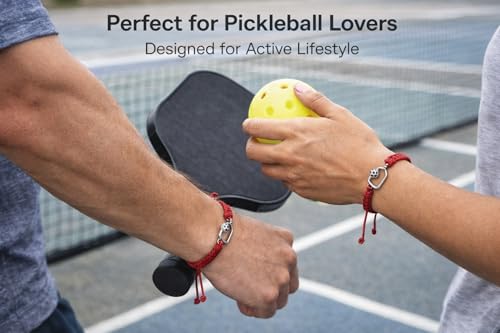 Pickleball Bracelet Gift for Pickleball Lovers - Red