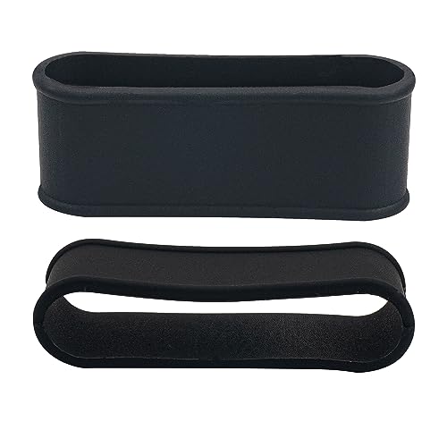 4-Piece Silicone Pickleball Racquet Grip Bands - Flexible Overgrip Seal