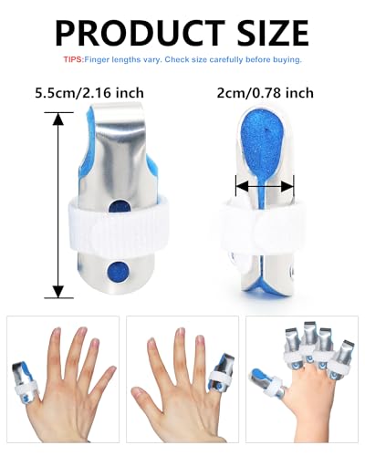Pinky Finger Splint for Kids - 2PCS Small Blue