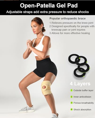 SUJAYU Knee Braces for Pain Women Men, Patellar Tendon Support Strap,
