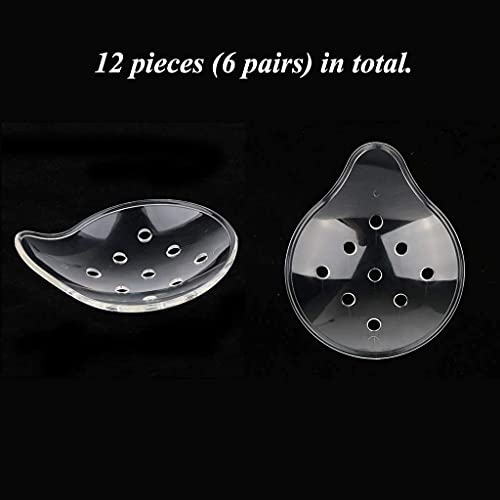 48 Pcs Plastic Ventilated Eye Shields Plastic Eye Coverings with Small Hole Transparent Eye Protections Breathable Eye Care Supplies for Patient