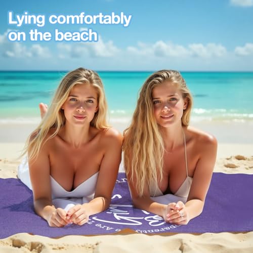 2025 Girl Trip Microfiber Beach Towels 2 Pack - Summer Vacation Gift Set